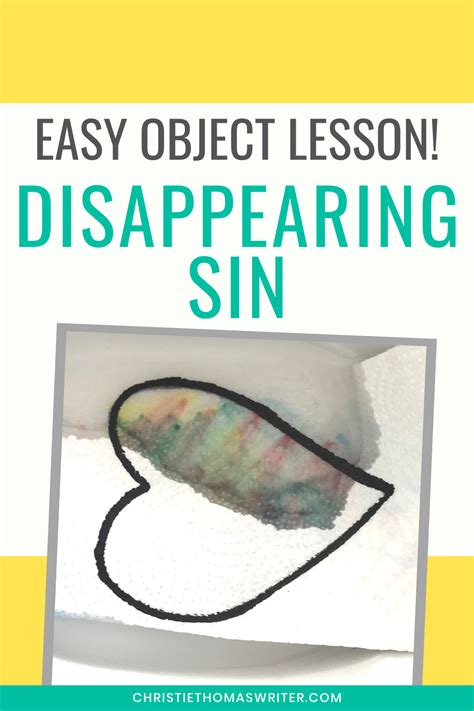 Image result for Object Lesson On Sin