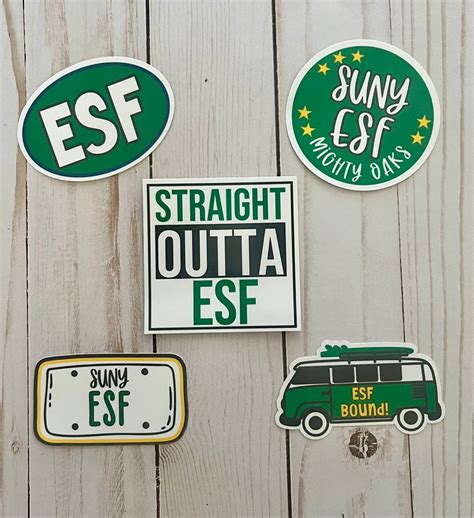 SUNY ESF Environmental Science and Forestry Sticker Pack - Etsy