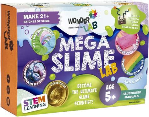 Buy WONDERLAB Fun-Filled Slime-Making Kit For Children DIY Science Kit ...