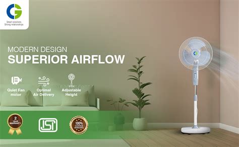 Buy CG Flyair Pedestal Fan 400mm | Wider angle oscillation | 3 Speed ...