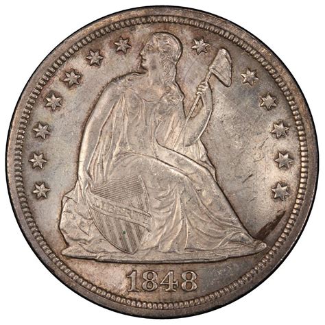 1848 Seated Liberty Silver Dollar Values - Live Pricing | CoinValues.com