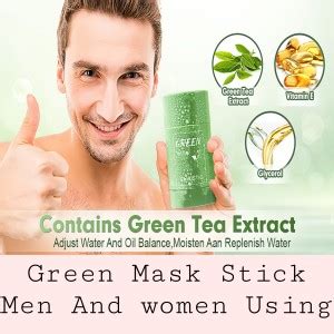 NewOriganal Green Sticks Face Shaping Mask Removing Blackhead face mask ...