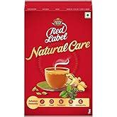 Red Label Natural Care Tea,Chai Made With 5 Ayurvedic Herbs,1 Kg,Ginger ...