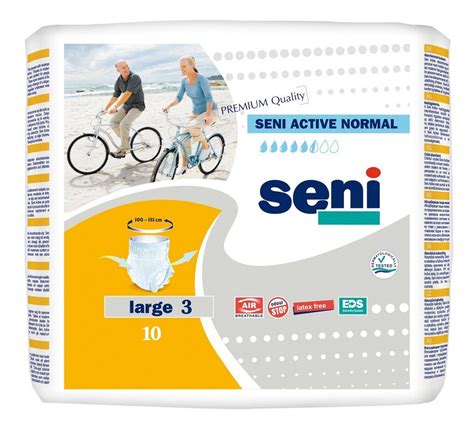 Seni Active Normal Adult Pull Ups - 10 Pieces Large (Pack of 6 ...