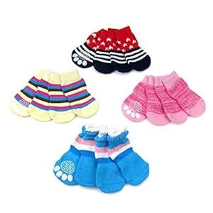 Alfie Pet by Petoga Couture - Riya 4 Set of 4 Dog Paw Protection Indoor ...