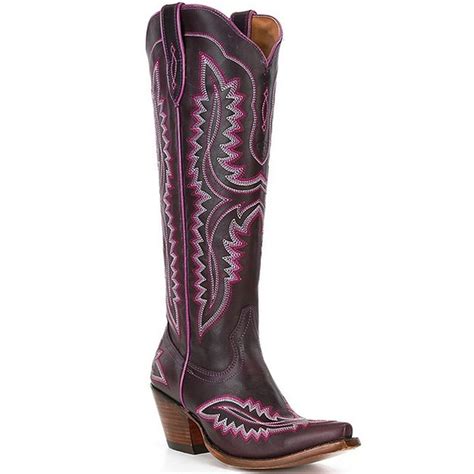 Ariat Women's Casanova Tall Leather Western Boots, Size 6 - Deep Amethyst (1 pair) Delivery or ...