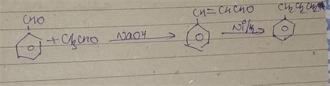 How to convert benzaldehyde to 3 phenylpropan 1 ol? - Brainly.in