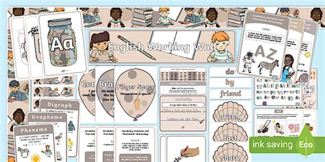SEND Neutral Colours English KS1 Display Pack - Twinkl