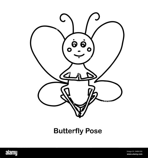 Yoga child pose line hi-res stock photography and images - Alamy