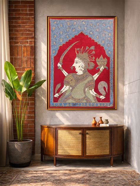 Jogani Mata in Mata Ni Pachedi | Indian Traditional Painting
