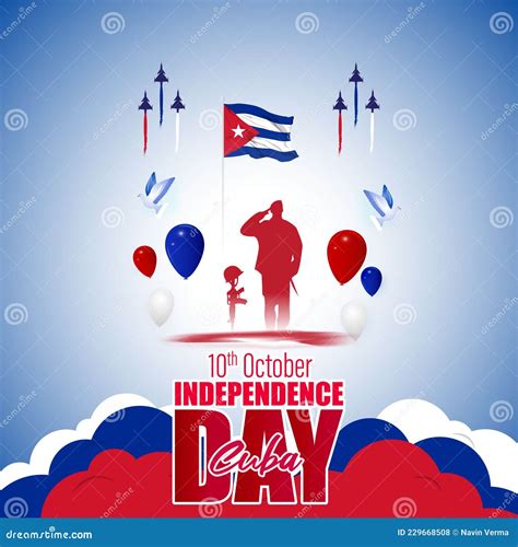 Vector Illustration for Cuba Independence Day Stock Vector ...