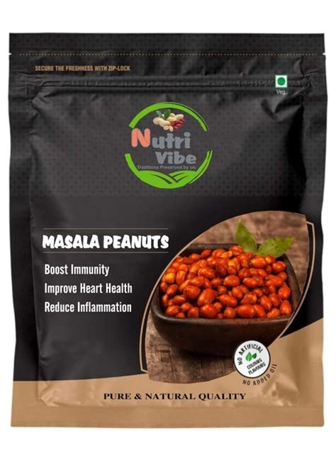 Nutri Vibe Masala Peanuts | Masala Peanuts Healthy Office Snacks ...