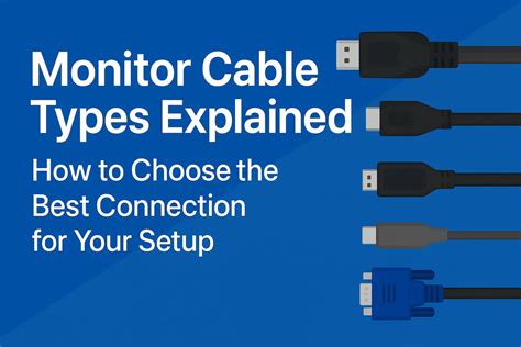 Image result for Monitor Cable Connection Types