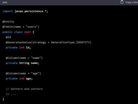 Java Persistence API 的图像结果