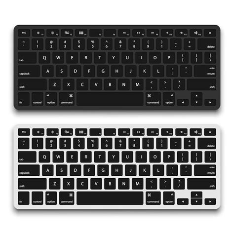 Computer Keyboard Black White 的图像结果