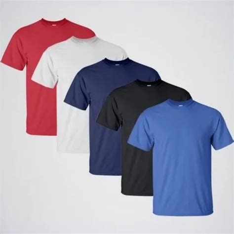 Round Neck T-Shirt - Men Round Neck Plain T Shirts Manufacturer from ...