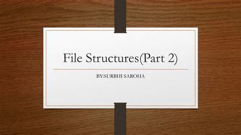 Basic File Structures 的图像结果