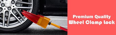 GION Anti Theft Security Car Wheel Lock Adjustable Tire Clamp Claw with ...