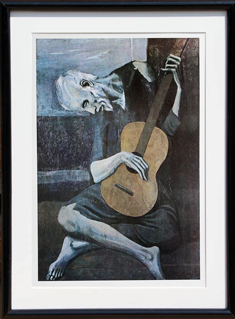 Pablo Picasso Blue Period Guitar