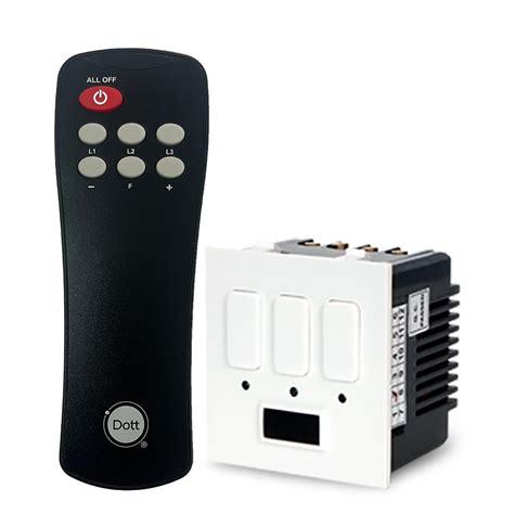 Modular Remote Control Switch for 2 Lights and 1 Fan with HUMFREE Fan ...