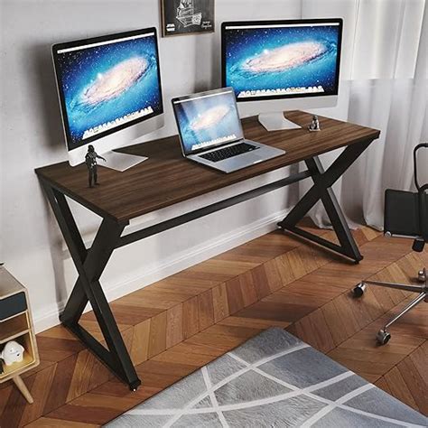 LAD Workspaces The X Table 5 Feet - Engineered Wood Study Table, Laptop ...