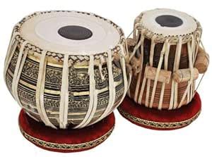 Gosaimusical Sheesham Wood Tb-0092 Hand Made Brass Tabla Set Black ...