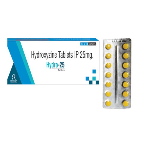 Hydro-25 Tablets Orison Pharmaceuticals