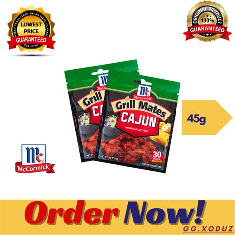 McCormick Cajun Grill Mates Marinade Mix 45g | Shopee Philippines