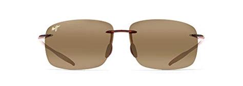 Buy Maui Jim Unisex Rectangular Sunglasses Brown Frame, Brown Lens at ...