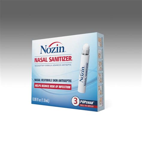 Nasal Antiseptic for Retail | Nozin® Nasal Sanitizer® Antiseptic