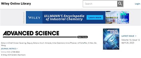 Advanced Science 的图像结果