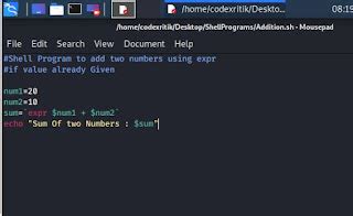 Image result for Addition Shell Script