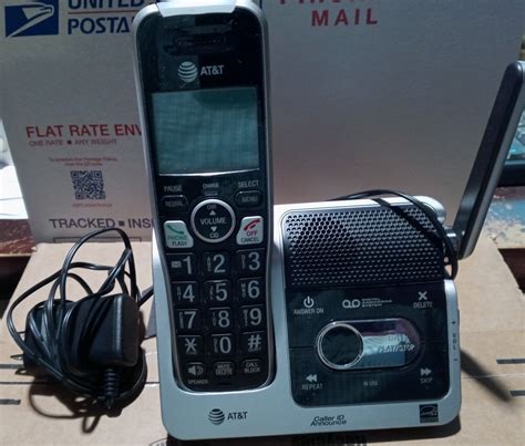 AT&T Landline Cordless Phone Set Answering Machine Call ID - Etsy