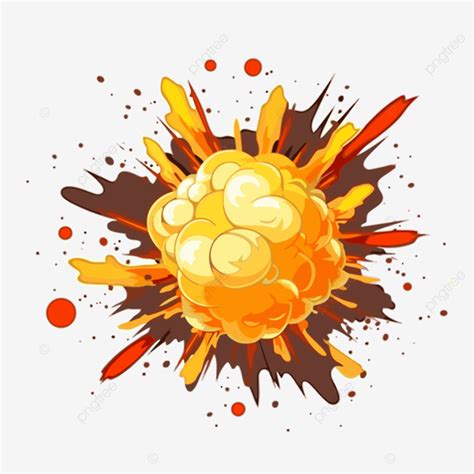 Explosion Clipart Cartoon Explosion Explosion Vector Illustration For ...