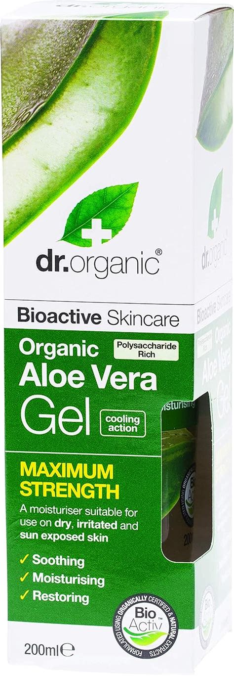 Buy Dr Organic Aloe Vera Gel, 200Ml Online at Low Prices in India ...