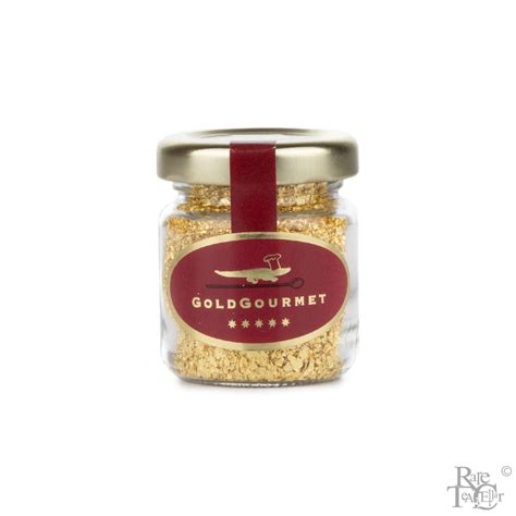 23 Karat Edible Gold Leaf Flakes | Rare Tea Cellar