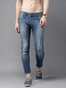 HERE&NOW Skinny Men Blue Jeans - Buy HERE&NOW Skinny Men Blue Jeans ...