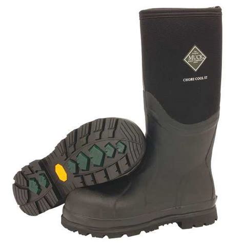 THE ORIGINAL MUCK BOOT CO. Size 11 Men's Steel Rubber Boot, Black (CSCT ...