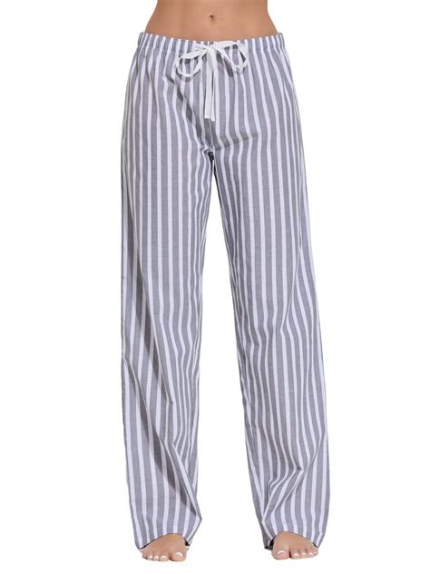CYZ Women's 100% Cotton Woven Poplin Sleep Pajama Pants | Cotton pants ...
