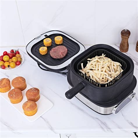 MORE TASTE Electric Indoor Air Fryer Grill& Hot Pot India | Ubuy
