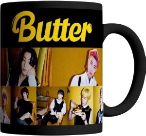 MG Brand BTS BANGATAN BOYS FAN ART COFFEE MUG BUTTER EDITION 14 Ceramic ...