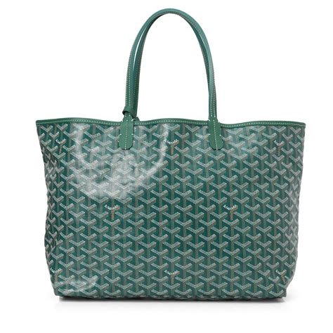 Shop Pre Owned Authentic Goyard St Louis Green PM – Confidential Couture
