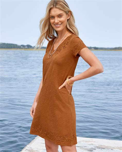 Organic-Cotton Cutwork Dress | Garnet Hill