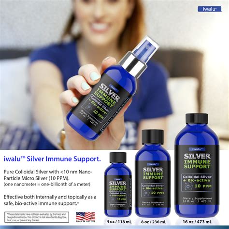 COLLOIDAL SILVER EYE DROPS FOR HUMANS Bio-active Nano Liquid Spray ...