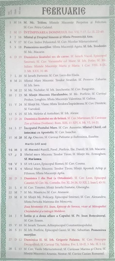 Bildergebnis für calendar ortodox 2023