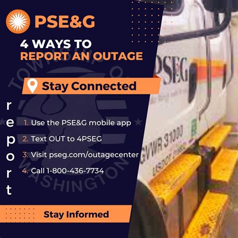 Contact PSE&G - 4 Ways to Report an Outage - The Township of Washington