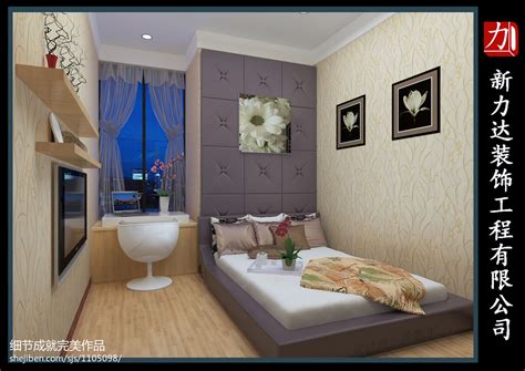 现代6平米小卧室装修效果图大全2014图片 – 设计本装修效果图