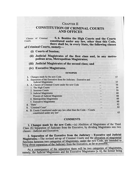 Section 6 Cr PC - Notes of CrPC - Crpc - Studocu