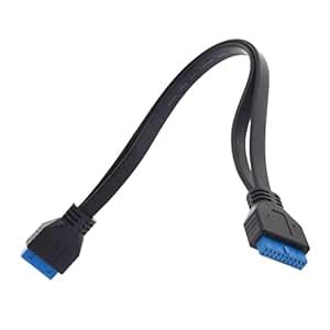 LICHTS® USB 3.0 20Pin Female to 20Pin Female Connector Motherboard ...