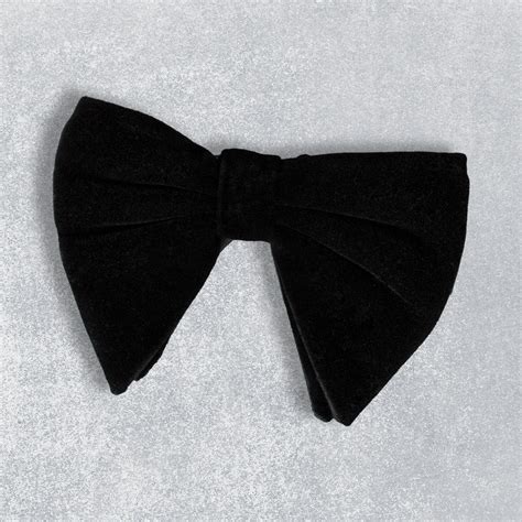Black Velvet Butterfly Bow Tie - East Bengal Closet